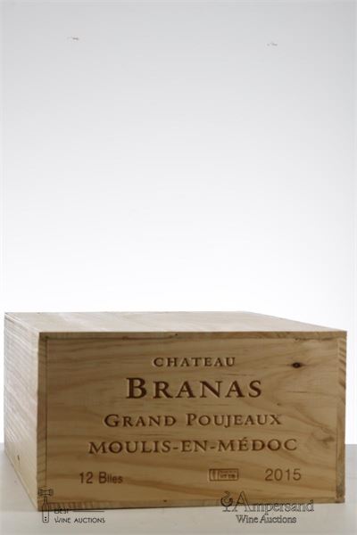 BRANAS GRAND POUJEAUX 2015 - Mc - 12 Bottles - Owc 12