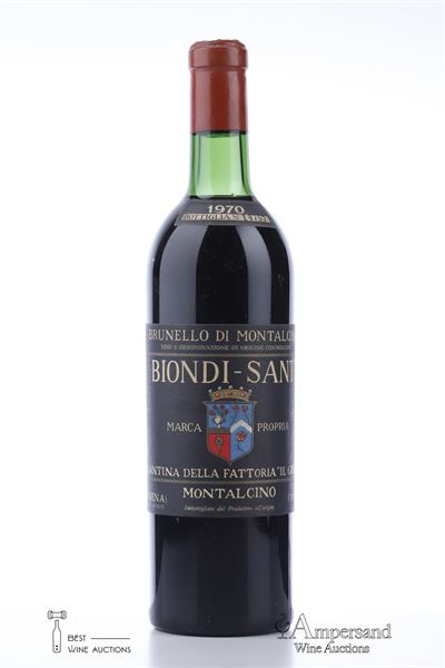 BRUNELLO DI MONTALCINO 1970 - Biondi Santi - 1 Bottle
