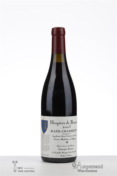 HOSPICES DE BEAUNE MAZIS CHAMBERTIN CUVEE MADELEINE COLLIGNON 2005 - Christophe Roumier - 1 Bottle