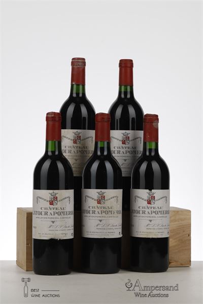 LATOUR A POMEROL 1993 - Mc - 5 Bottles