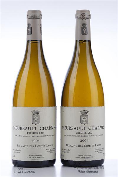 MEURSAULT CHARMES 2004 - Comtes Lafon - 2 Bottles