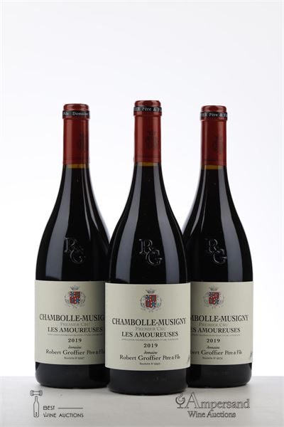 CHAMBOLLE MUSIGNY LES AMOUREUSES 2019 - Robert Groffier - 3 Bottles
