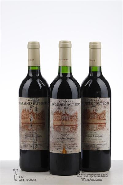 LES CARMES HAUT BRION 1990 - Mc - 3 Bottles