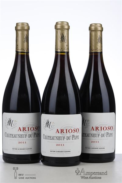 CHATEAUNEUF DU PAPE ARIOSO 2011 - Rotem et Mounir Saouma - 3 Bottles