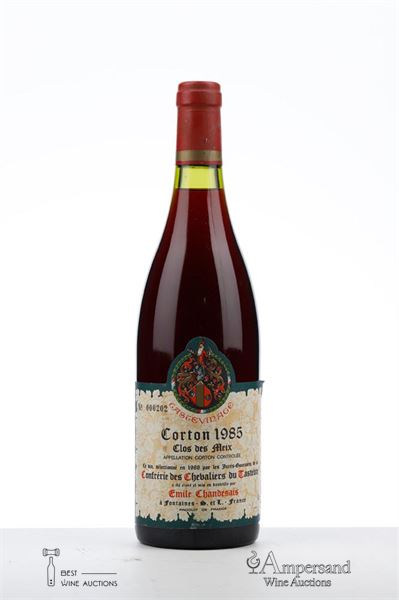 CORTON CLOS DES MEIX 1985 - Emile Chandesais - Tastevin - 1 Bottle