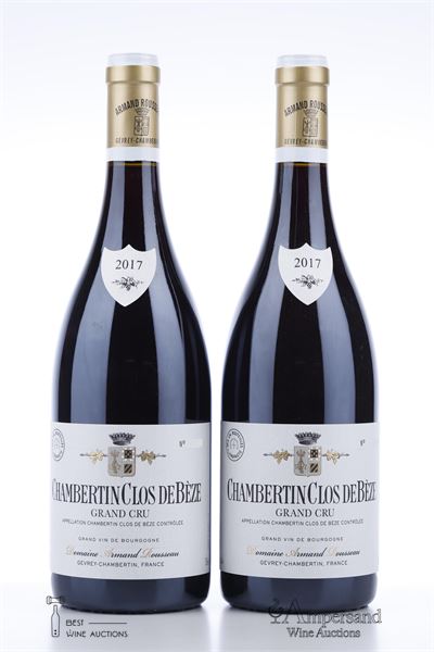 CHAMBERTIN CLOS DE BEZE 2017 - Armand Rousseau - 2 Bottles