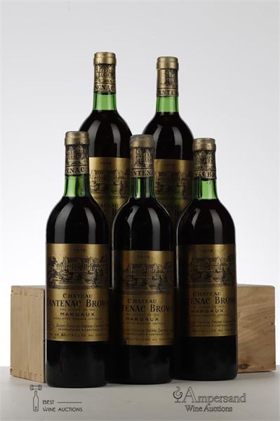 CANTENAC BROWN 1979 - Mc - 5 Bottles