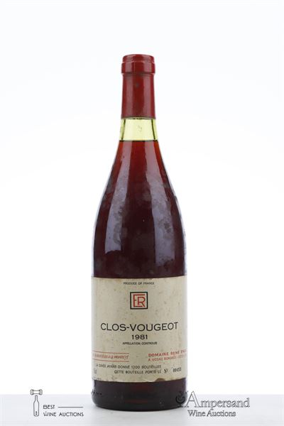 CLOS VOUGEOT 1981 - Rene Engel - 1 Bottle