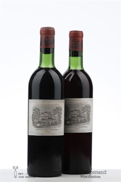 LAFITE ROTHSCHILD 1966 - Mc - 2 Bottles