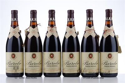 BAROLO RISERVA SPECIALE 1969 - Tenuta Cerequio - 6 Bottles