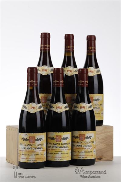 NUITS ST GEORGES LES ST GEORGES 1998 - Robert Chevillon - 6 Bottles