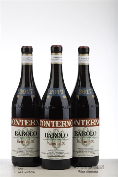 BAROLO CERRETTA 2017 - Giacomo Conterno - 3 Bottles