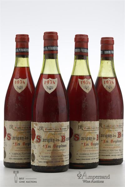 SAVIGNY LES BEAUNE LES VERGELESSES 1974 - P. Dubreuil Fontaine - 4 Bottles