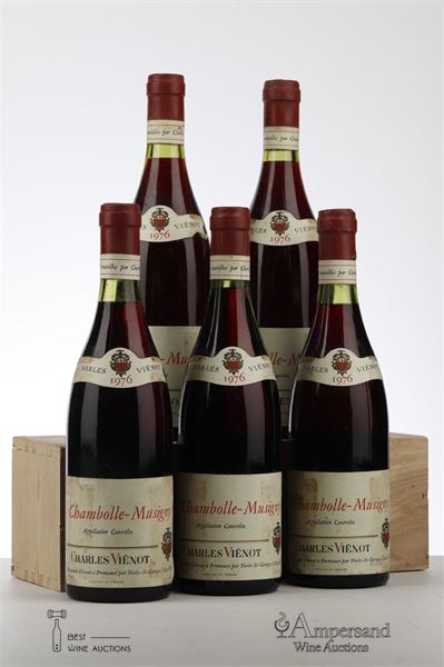 CHAMBOLLE MUSIGNY 1976 - Charles Vienot - 5 Bottles