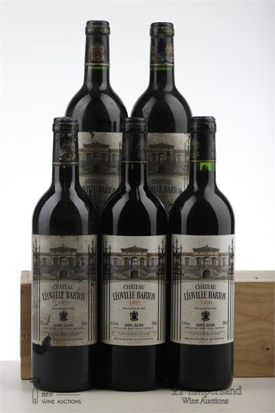 LEOVILLE BARTON 4*1995 + 1*1996   - Mc - 5 Bottles