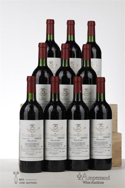 VEGA SICILIA UNICO 1970 - Vega Sicilia - 10 Bottles - Owc 12