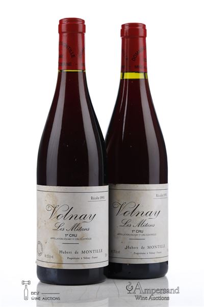 VOLNAY LES MITANS 1995 - Hubert de Montille - 2 Bottles