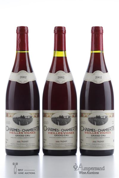 CHARMES CHAMBERTIN VIEILLES VIGNES 2002 - Jacky Truchot - 3 Bottles