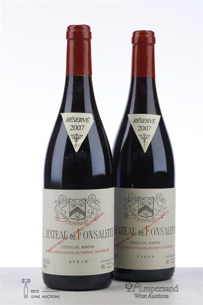 CHATEAU DE FONSALETTE 2007 - Rayas - 2 Bottles