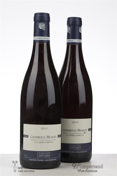 CHAMBOLLE MUSIGNY LA COMBE D'ORVEAU 2011 - Anne Gros - 2 Bottles