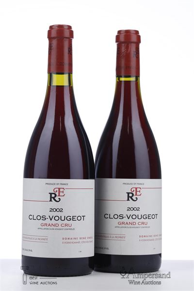 CLOS VOUGEOT 2002 - Rene Engel - 2 Bottles