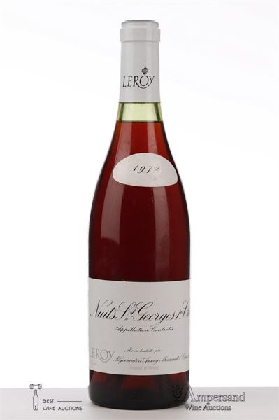NUITS ST GEORGES 1ER CRU 1972 - Leroy Negociant - 1 Bottle