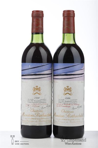 MOUTON ROTHSCHILD 1980 - Mc - 2 Bottles