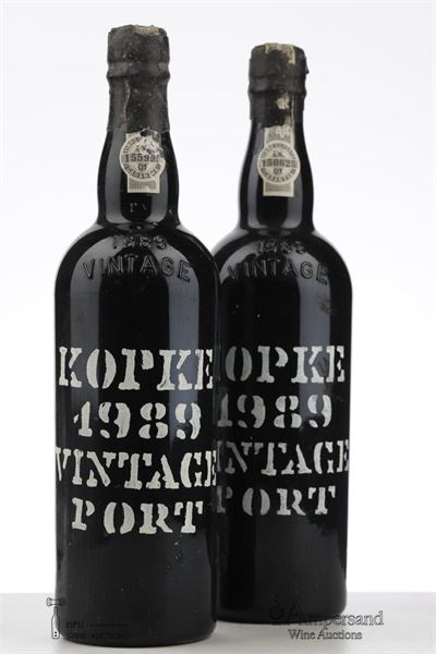 KOPKE VINTAGE PORT 1989 - Kopke - 2 Bottles