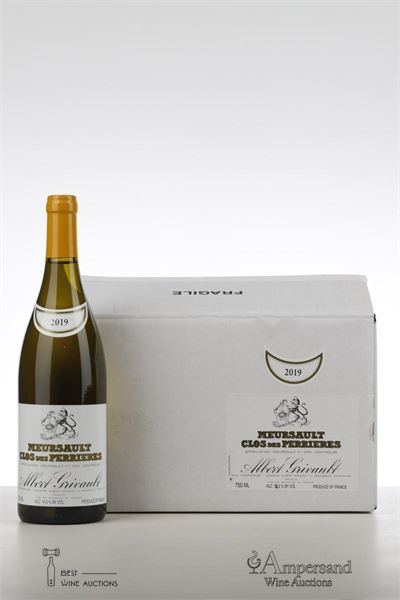 MEURSAULT CLOS DES PERRIERES 2019 - Albert Grivault - 6 Bottles - Oc 6