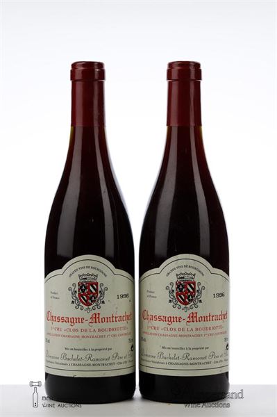 CHASSAGNE MONTRACHET CLOS DE LA BOUDRIOTTE 1996 - Bachelet Ramonet - 2 Bottles