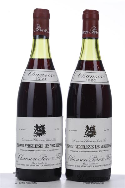 PERNAND VERGELESSES LES VERGELESSES 1990 - Chanson - 2 Bottles