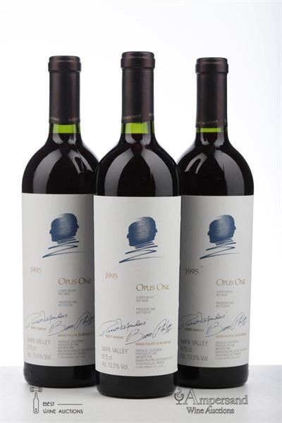 OPUS ONE 1995 - Mondavi/Rothschild - 3 Bottles