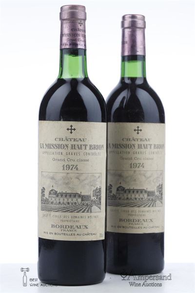MISSION HAUT BRION 1974 - Mc - 2 Bottles