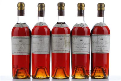 YQUEM 1947 - 5 Bottles