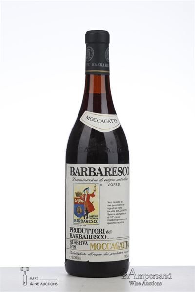 BARBARESCO RISERVA MOCCAGATTA 1978 - Produttori del Barbaresco - 1 Bottle