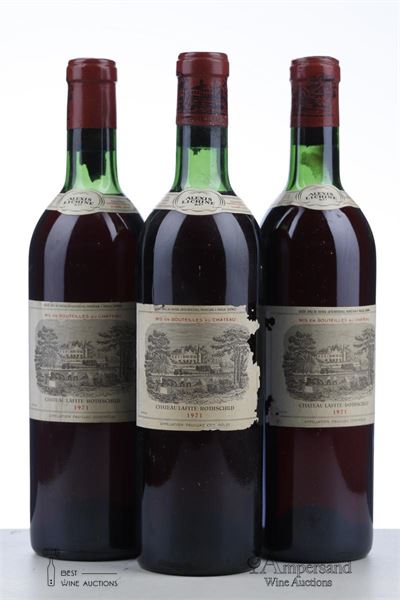 LAFITE ROTHSCHILD 1971 - Mc - 3 Bottles