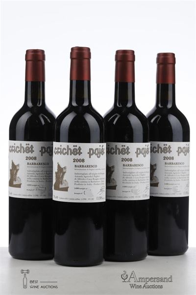 BARBARESCO CRICHET PAJE 2008 - Roagna - 4 Bottles