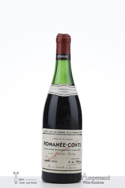 ROMANEE CONTI 1972 - Domaine de la Romanee Conti - 1 Bottle