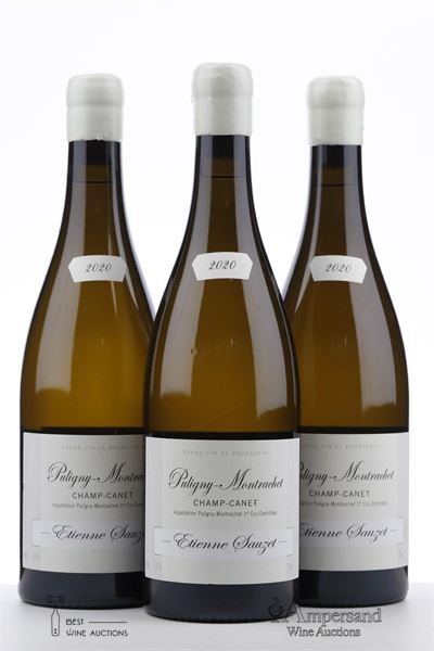 PULIGNY MONTRACHET CHAMP CANET 2020 - Etienne Sauzet - 3 Bottles