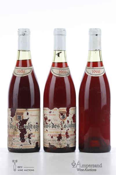 CLOS DES LAMBRAYS 1966 - Domaine des Lambrays - 3 Bottles