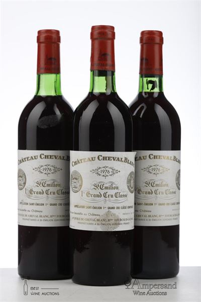 CHEVAL BLANC 1976 - Mc - 3 Bottles