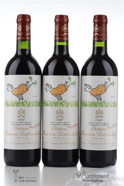 MOUTON ROTHSCHILD 1999 - 3 Bottles