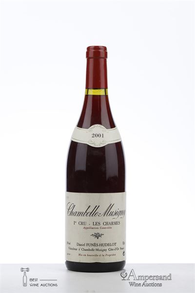 CHAMBOLLE MUSIGNY LES CHARMES 2001 - Daniel Funes Hudelot - 1 Bottle