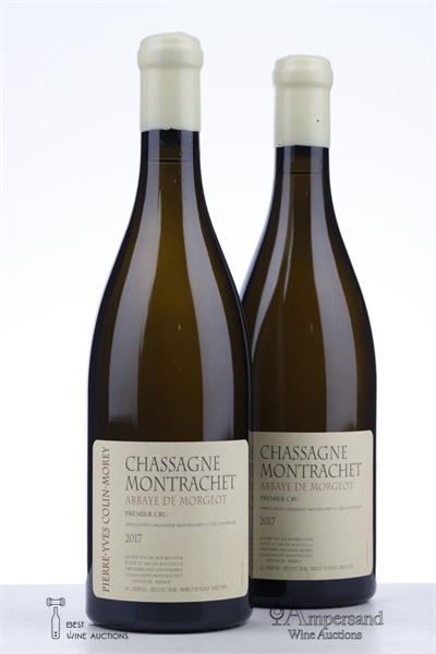 CHASSAGNE MONTRACHET BLANC ABBAYE DE MORGEOT 2017 - Pierre Yves Colin Morey - 2 Bottles