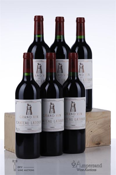 LATOUR 1993 - 6 Bottles - Owc 6