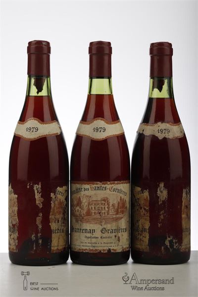 SANTENAY GRAVIERES 1979 - Domaine des Hautes Cornières - 3 Bottles