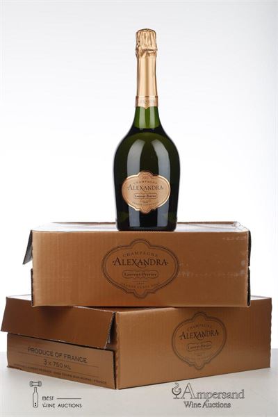 LAURENT PERRIER ROSE CUVEE ALEXANDRA 2007 - Laurent Perrier - 6 Bottles - Oc3
