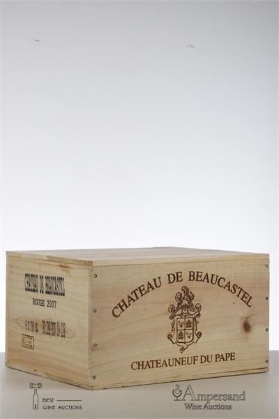CHATEAUNEUF DU PAPE 2007 - Beaucastel - 6 Bottles - Owc 6