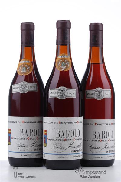 BAROLO 1975 - Bartolo Mascarello - 3 Bottles