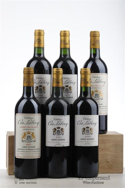 COS LABORY 2*2001 + 3*2005 + 1*2006   - Mc - 6 Bottles